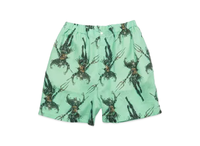 Acne Studios Printed Shorts "Green"
