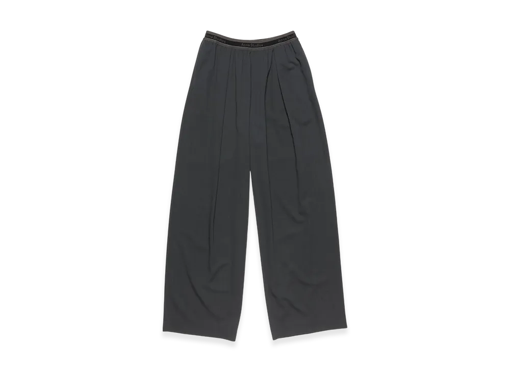 Acne Studios Logo Tape Trousers "Charcoal Grey"