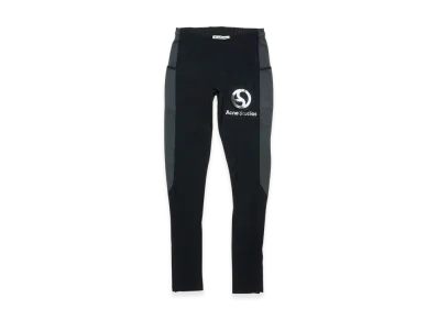 Acne Studios Logo Leggings "Black"