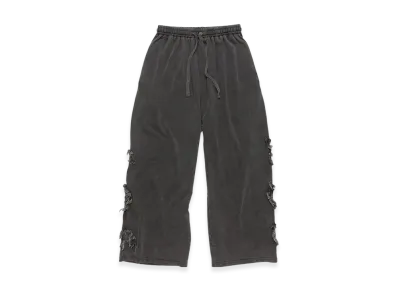 Acne Studios Logo Cargo Sweatpants "Faded Black"