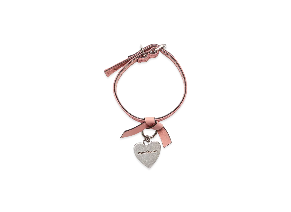 Acne Studios Musubi Knot Bracelet "Salmon Pink"