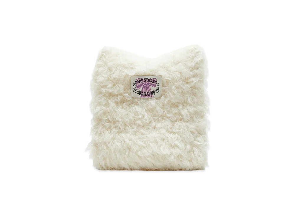 Acne Studios Fluffy Square Beanie "White"