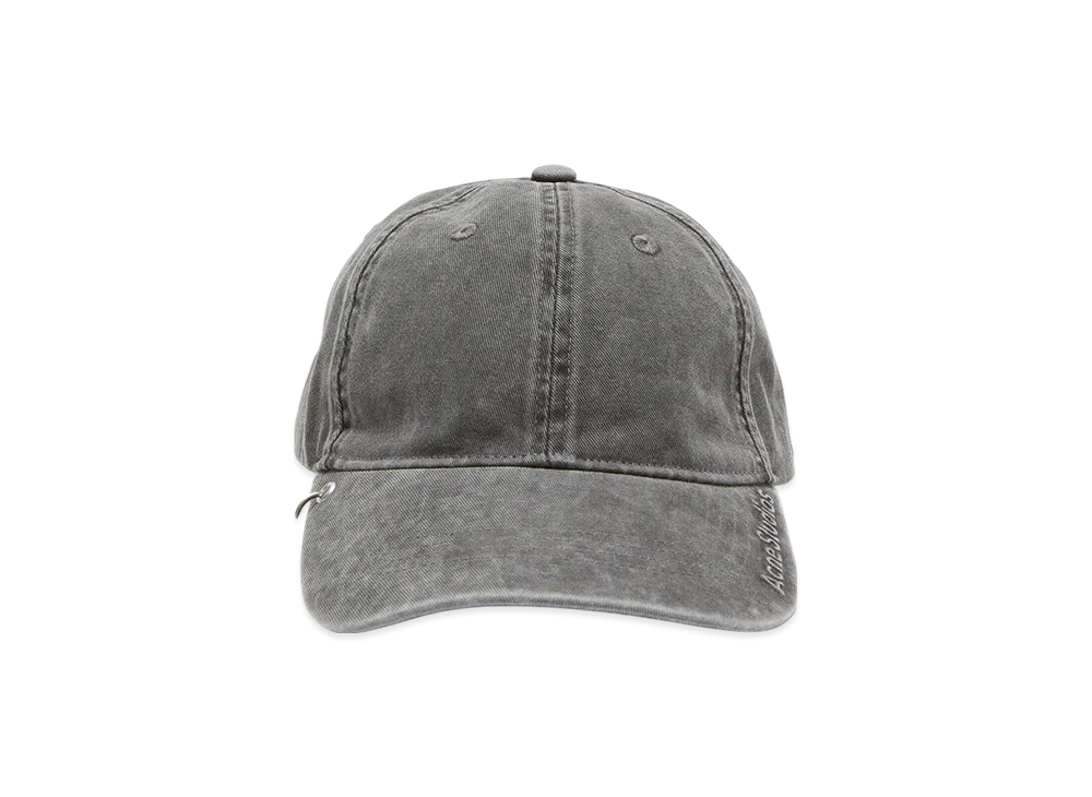 Acne Studios Pendant Twill Cap "Faded Black"