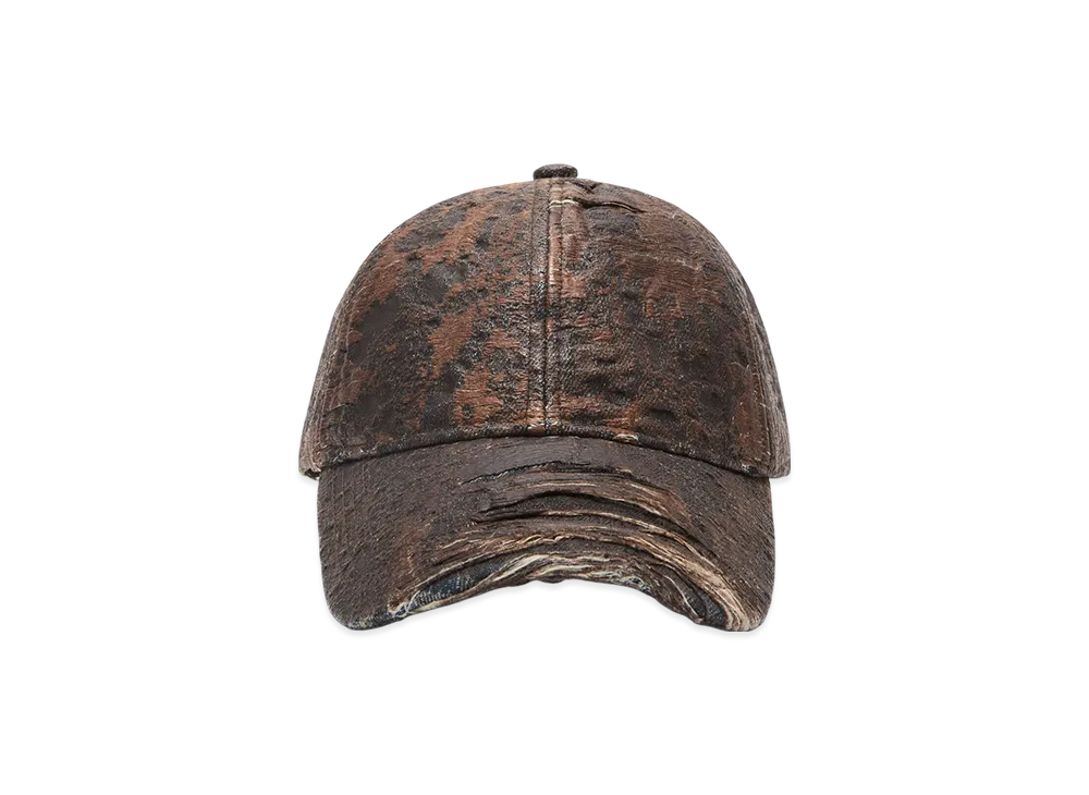 Acne Studios Distressed Monogram Cap "Brown"