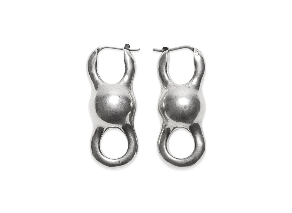 Acne Studios Chain Earrings "Antique Silver/Silver"