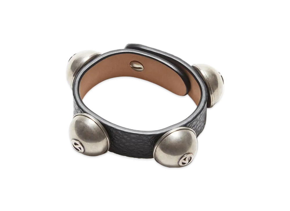 Acne Studios Studded Leather Bracelet "Black"