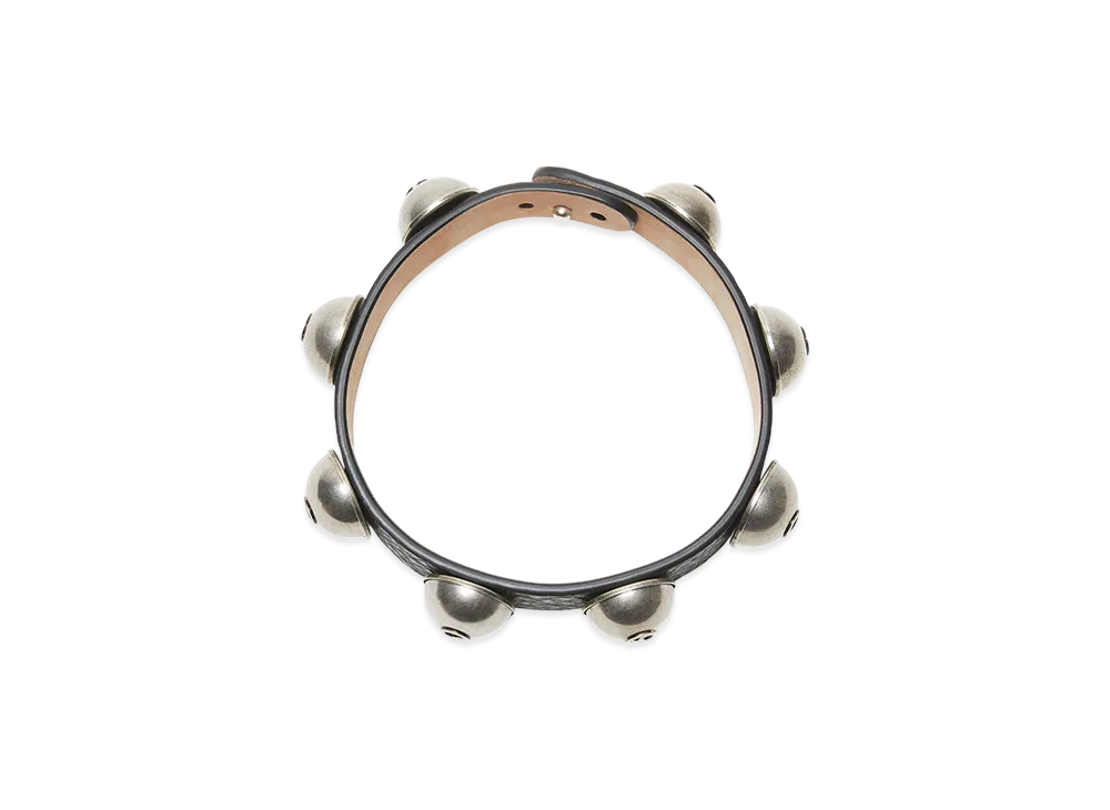 Acne Studios Studded Leather Necklace "Black"