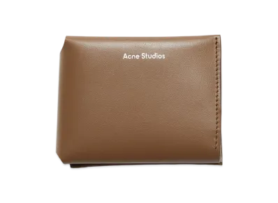 Acne Studios Leather Tri-Fold Wallet "Camel Brown"