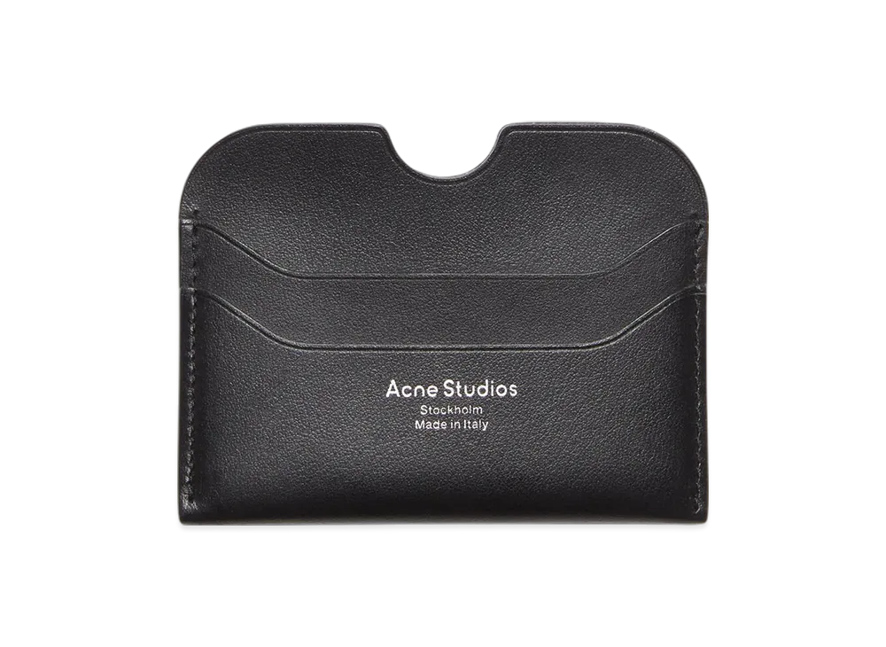 Acne Studios Leather Card Holder "Black"