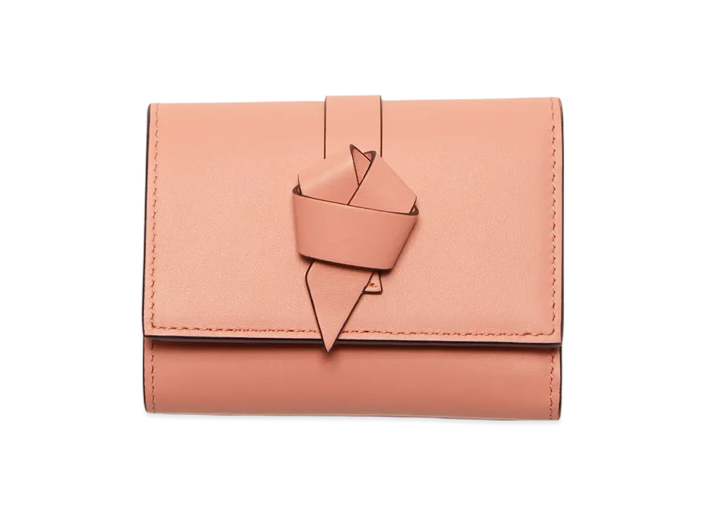 Acne Studios Musubi Folded Wallet "Salmon Pink"