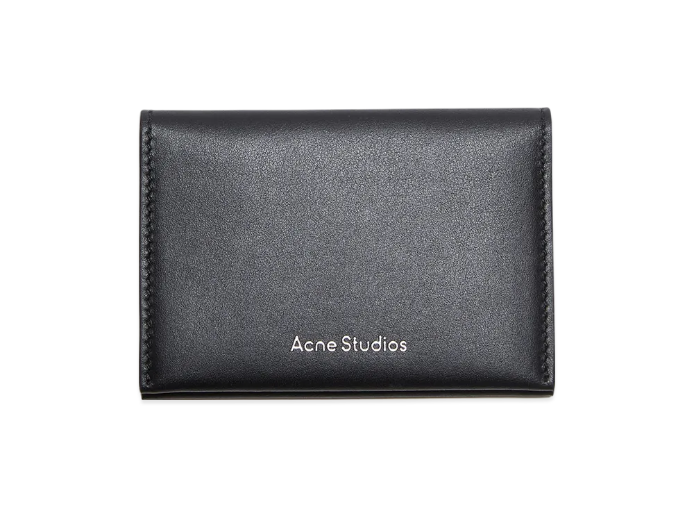 Acne Studios Folded Leather Wallet "Black"