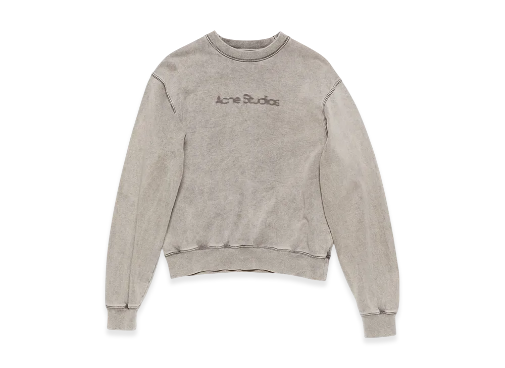 Acne Studios Blurred Logo Sweater "Faded Grey"