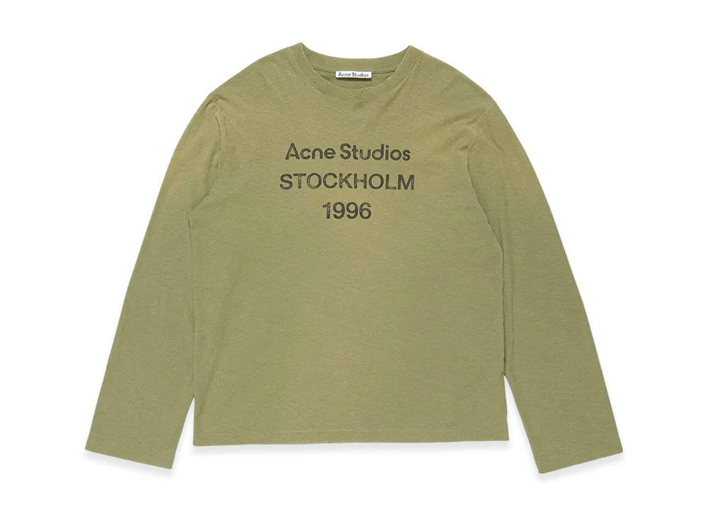 Acne Studios Logo T-Shirt - Relaxed Fit "Olive Green"