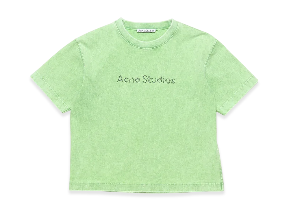 Acne Studios Logo T-Shirt - Relaxed Fit "Bright Green"