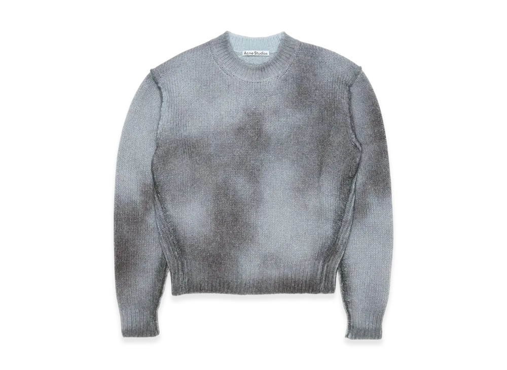 Acne Studios Cable Knit Sweater "Anthracite Grey"