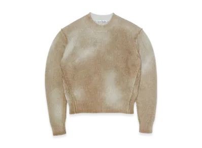 Acne Studios Spray-Finish Sweater "Mushroom Beige"