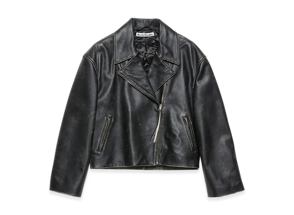 Acne Studios Leather Jacket "Black"