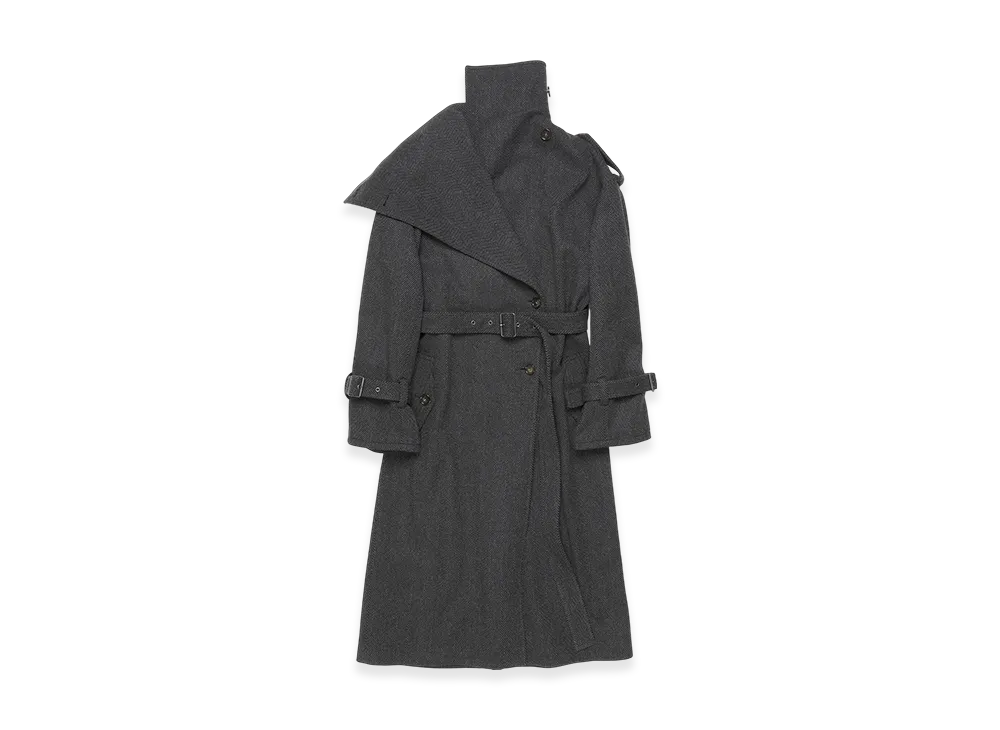Acne Studios Belted Coat "Grey/black"
