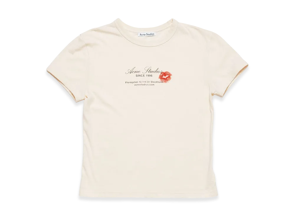 Acne Studios Logo T-Shirt "Pearl Grey"