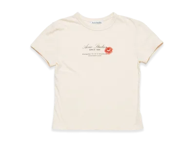 Acne Studios Logo T-Shirt "Pearl Grey"