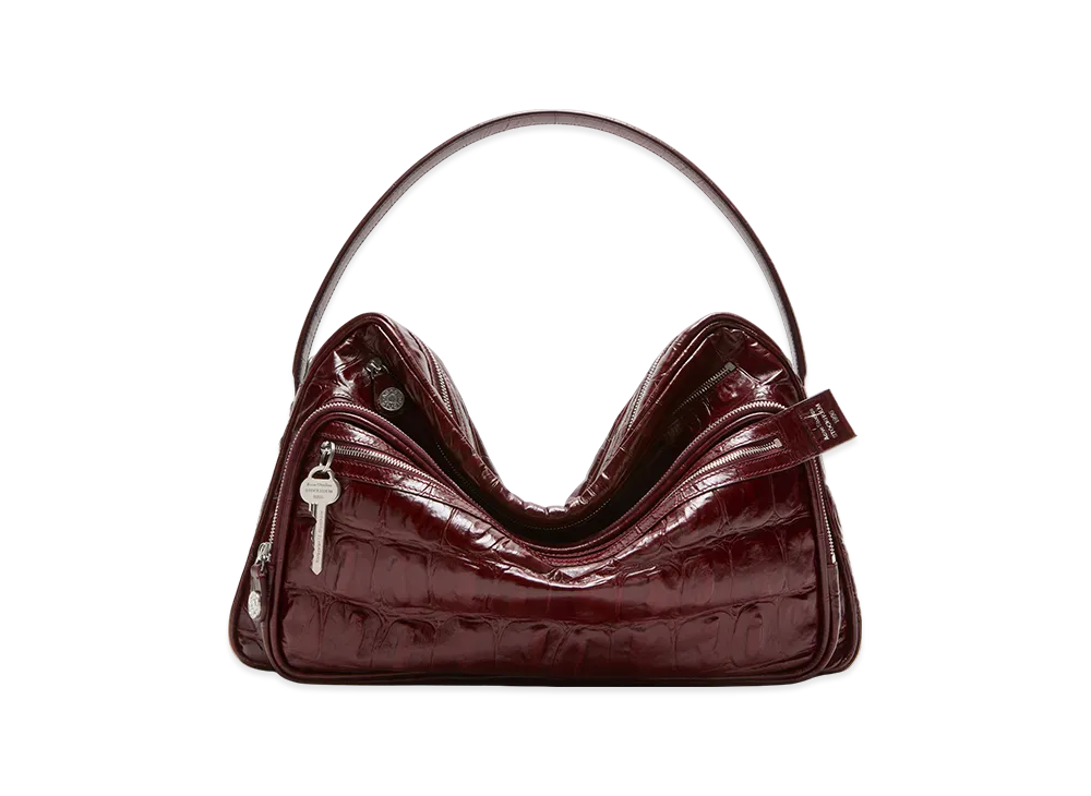Acne Studios Camero Shoulder Bag "Burgundy"