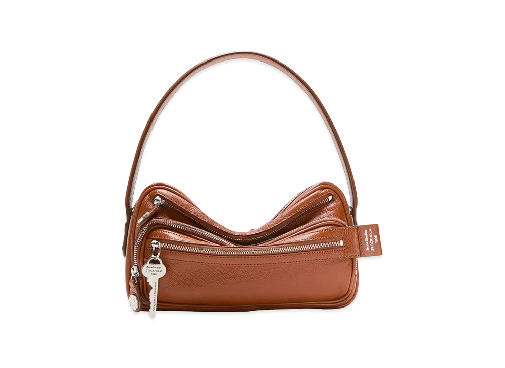 Acne Studios Camero Party Shoulder Bag "Cognac Brown"