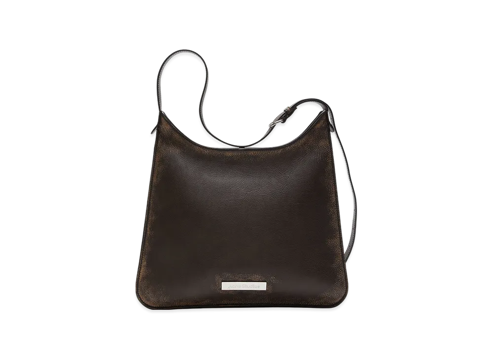 Acne Studios Platt Shoulder Bag "Dark Brown/Beige"