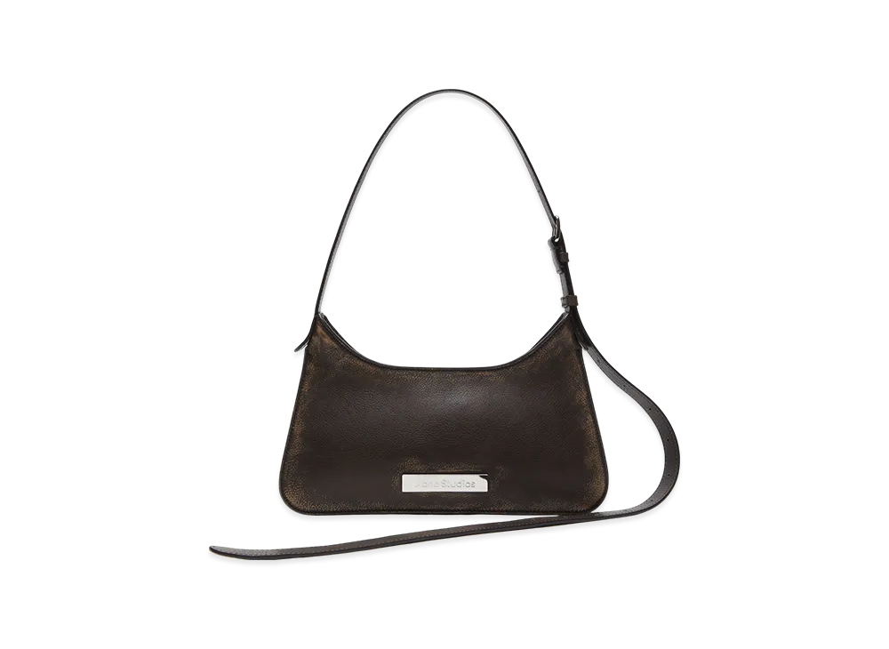 Acne Studios Platt Mini Shoulder Bag "Dark Brown/Beige"