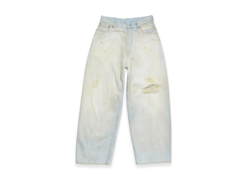 Acne Studios Super baggy fit jeans - 2023 "Light Blue/White"