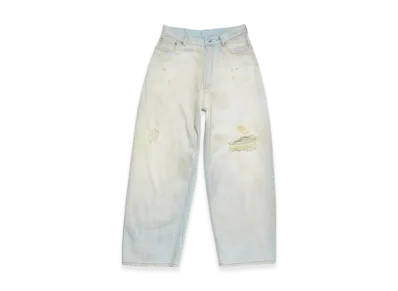 Acne Studios Super baggy fit jeans - 2023 "Light Blue/White"