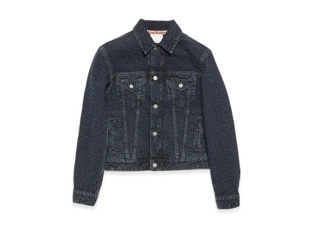Acne Studios Denim jacket - Regular cropped fit "Blue/Black"