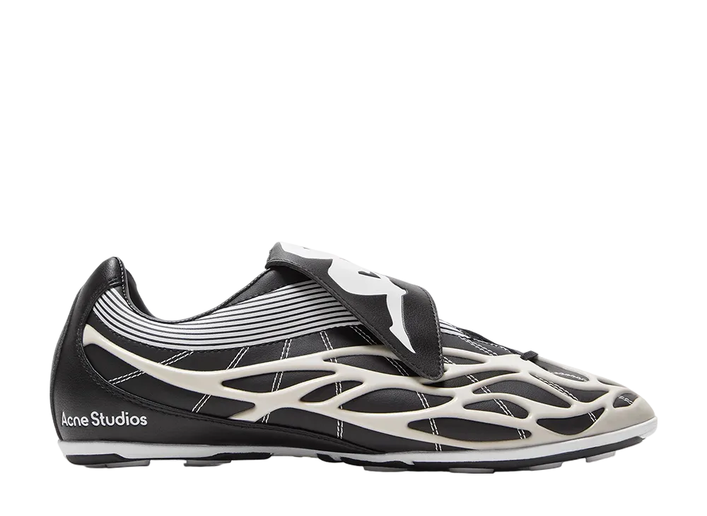 Acne Studios x Kappa Lace-Up Sneakers "Black/White"