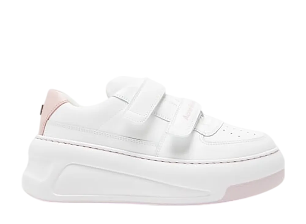Acne Studios Velcro Strap Platform Sneakers "Optic White/Optic White"