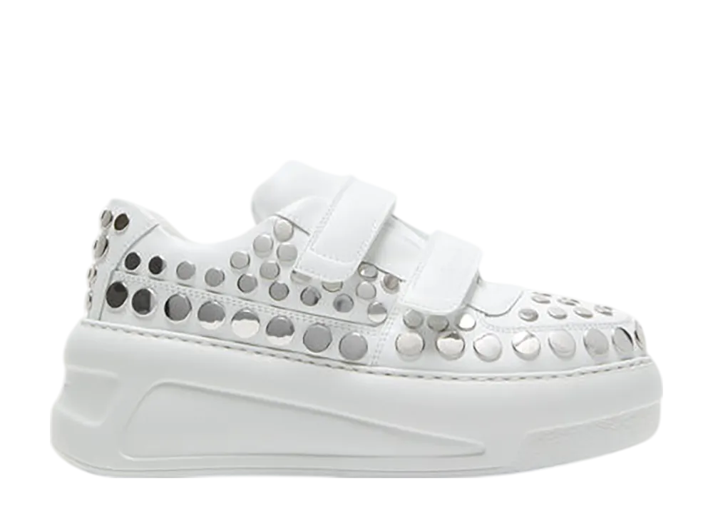 Acne Studios Velcro Strap Platform Sneakers "Optic White"