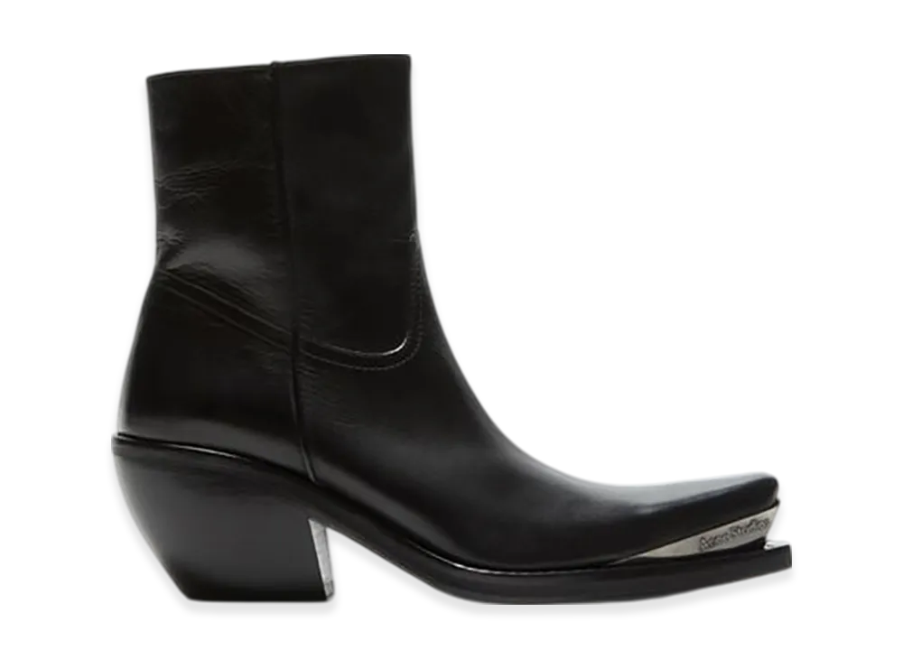 Acne Studios Leather Ankle Boots "Black"
