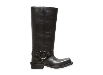 Acne Studios Leather Buckle Boots "Black"