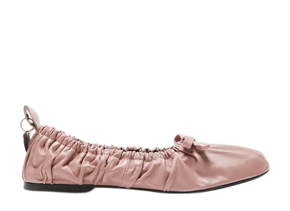 Acne Studios Leather Ballet Flats "Salmon Pink"