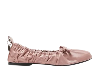 Acne Studios Leather Ballet Flats "Salmon Pink"