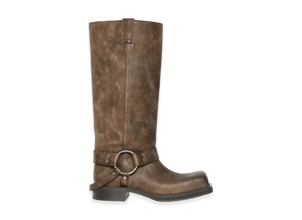 Acne Studios Leather Buckle Boots "Brown"