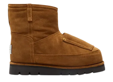 Acne Studios Shearling Leather Boots "Khaki/Green"