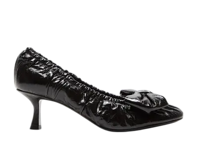 Acne Studios Leather Heeled Shoes "Black"