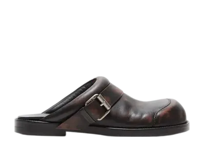 Acne Studios Leather Buckle Shoes "Brown"