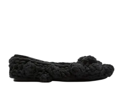 Acne Studios Knit Ballet Flats "Black"