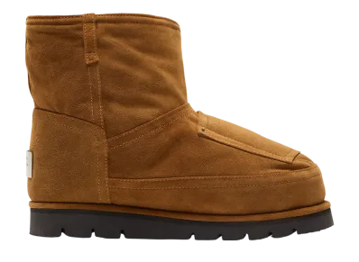 Acne Studios Printed Leather Low Boots "Khaki/Green"