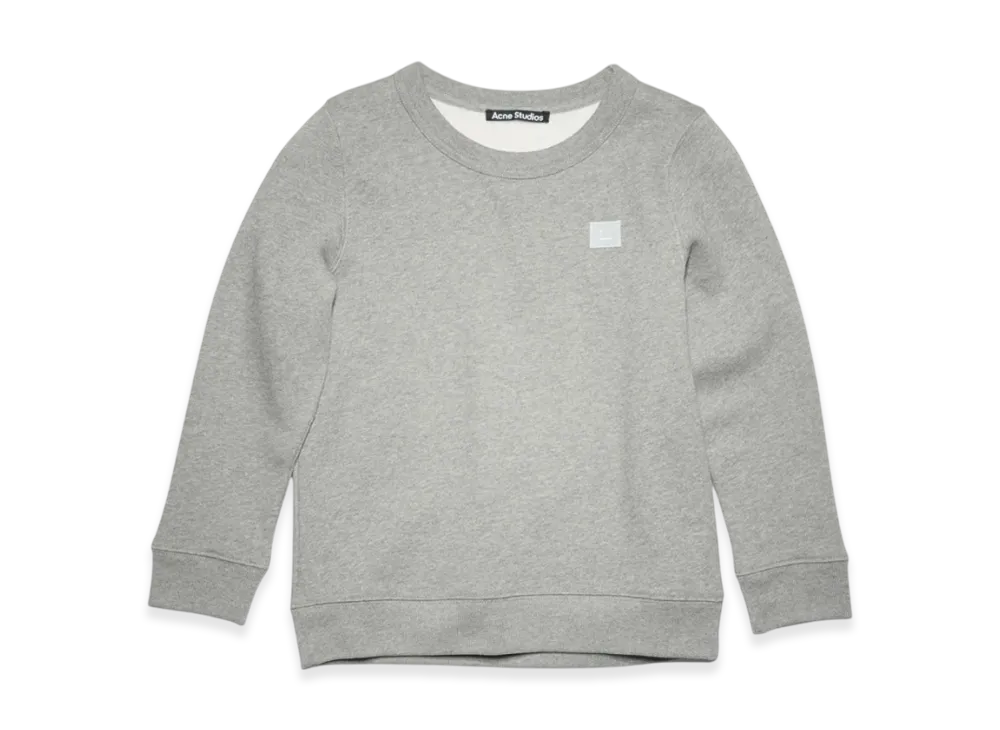 Acne Studios Kids Crewneck Sweatshirt "Light Grey Melange"