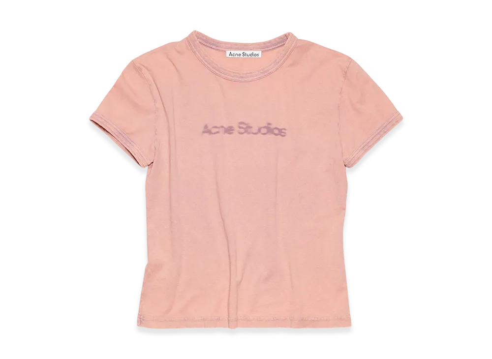Acne Studios Blurred Logo T-Shirt "Faded Purple"