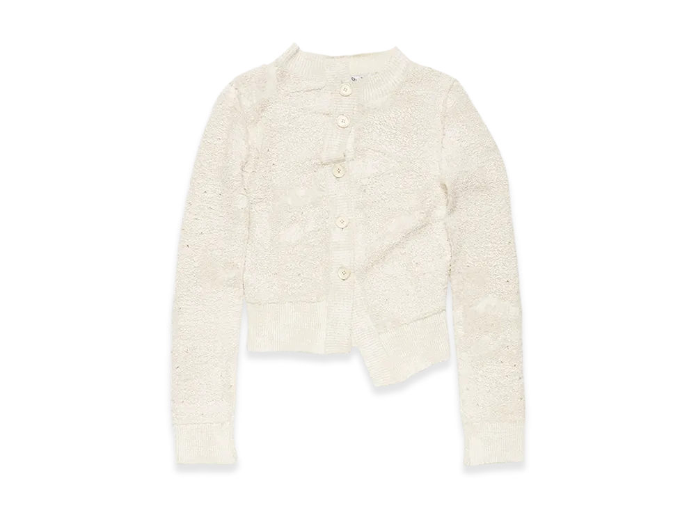 Acne Studios Cardigan Asymmetric Buttonup "Off White"
