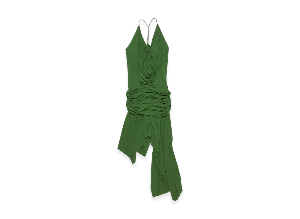 Acne Studios Strap Dress "Dark Green"