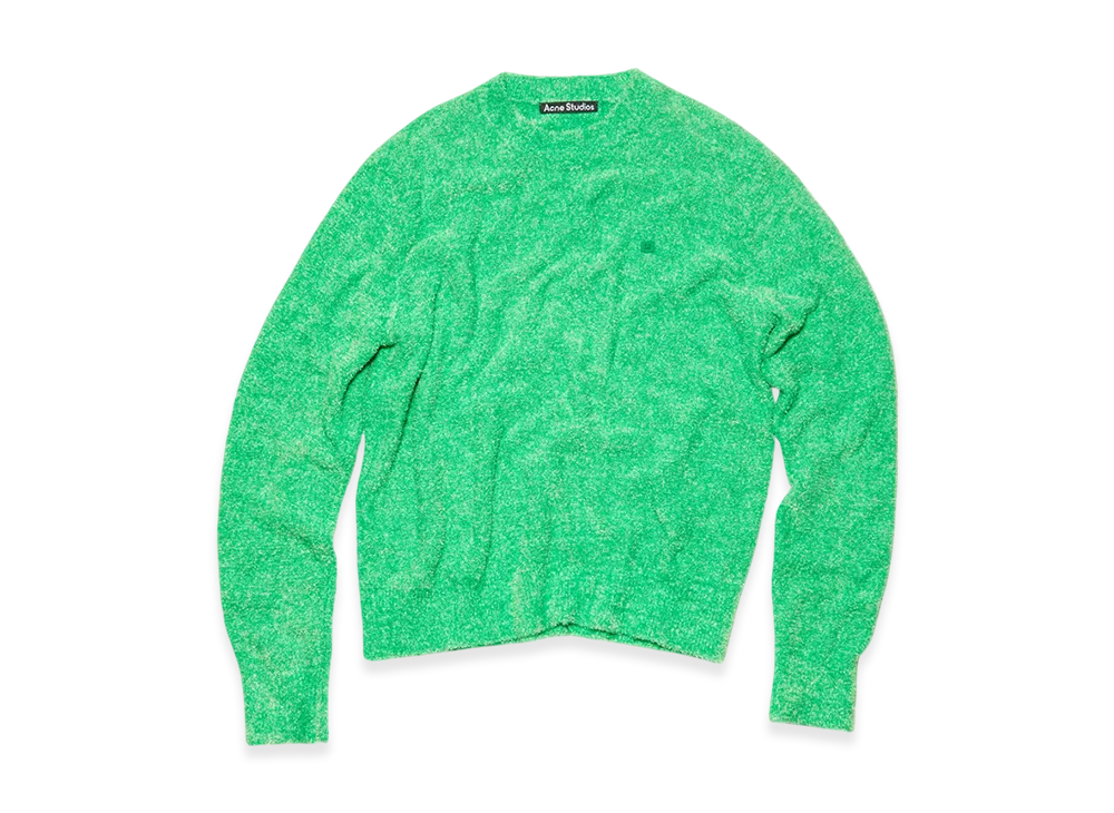Acne Studios Crew Neck Knit Jumper "Bright Green"