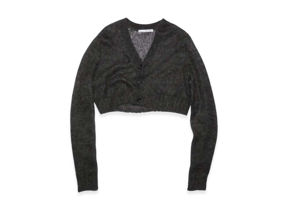 Acne Studios Cropped Cardigan "Anthracite Grey"